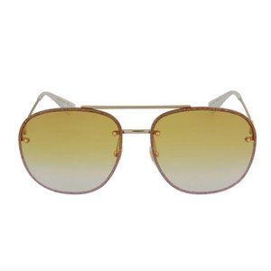 Gucci Aviator Frame 62mm Sunglasses